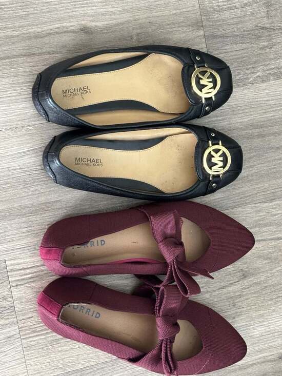 Michael Kors & Torrid Shoes - Womens Shoe Bundle: Michael Kors and Torrid Burgundy